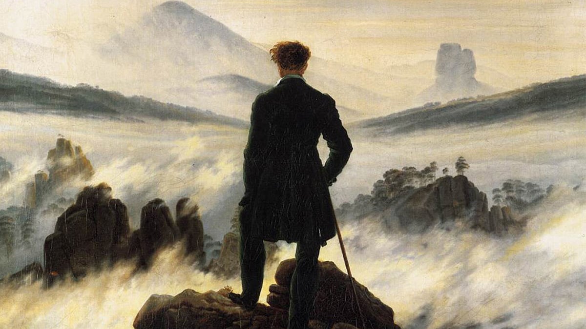 <i>Wanderer Above the Mist</i>, by Caspar David Friedrich. (Photo Courtesy: <a href="http://landoftheart.blogspot.in/2015/06/wanderer-above-sea-of-fog-by-caspar.html">landoftheart.blogspot.in</a>)