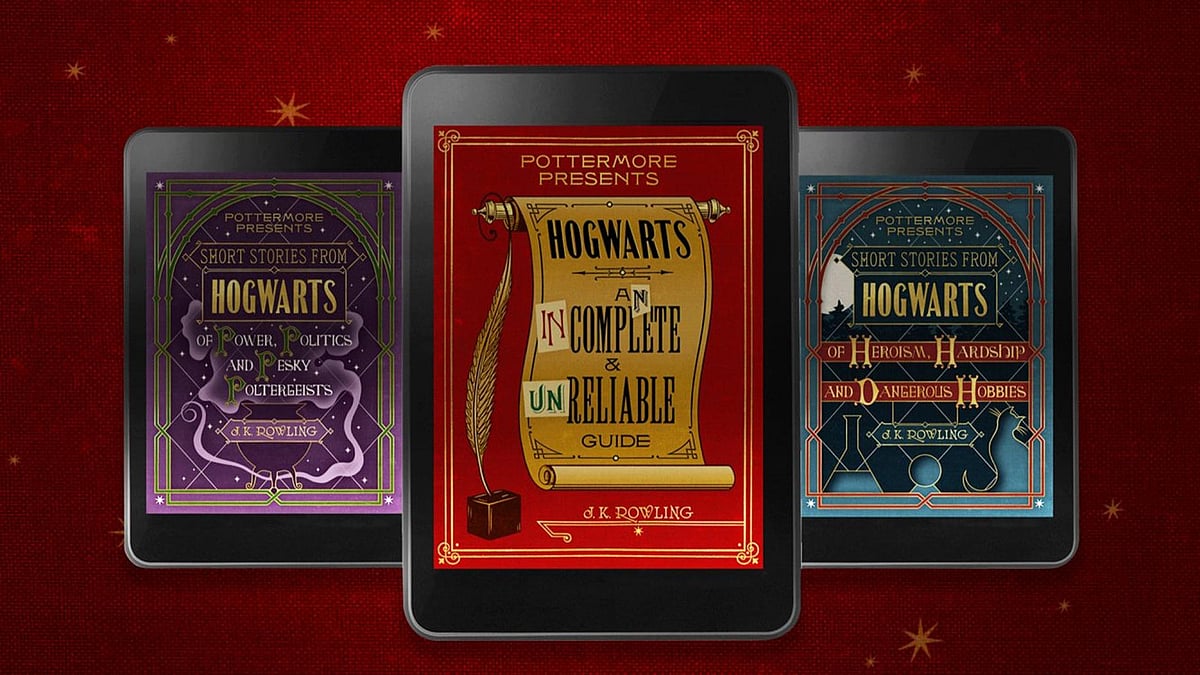 The covers of the three short story collections by JK Rowling. (Photo Courtesy: <a href="https://www.pottermore.com/news/pottermore-presents-ebook-series-published-september">Pottermore</a>)