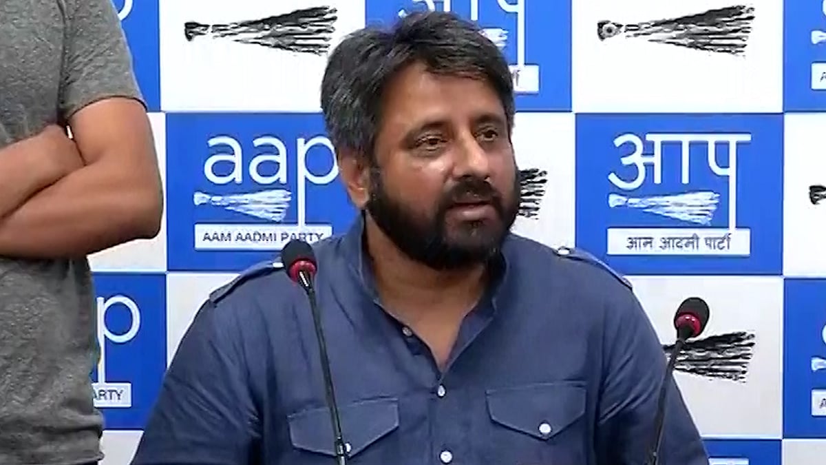 Amanatullah Khan. (Photo: ANI Screengrab)