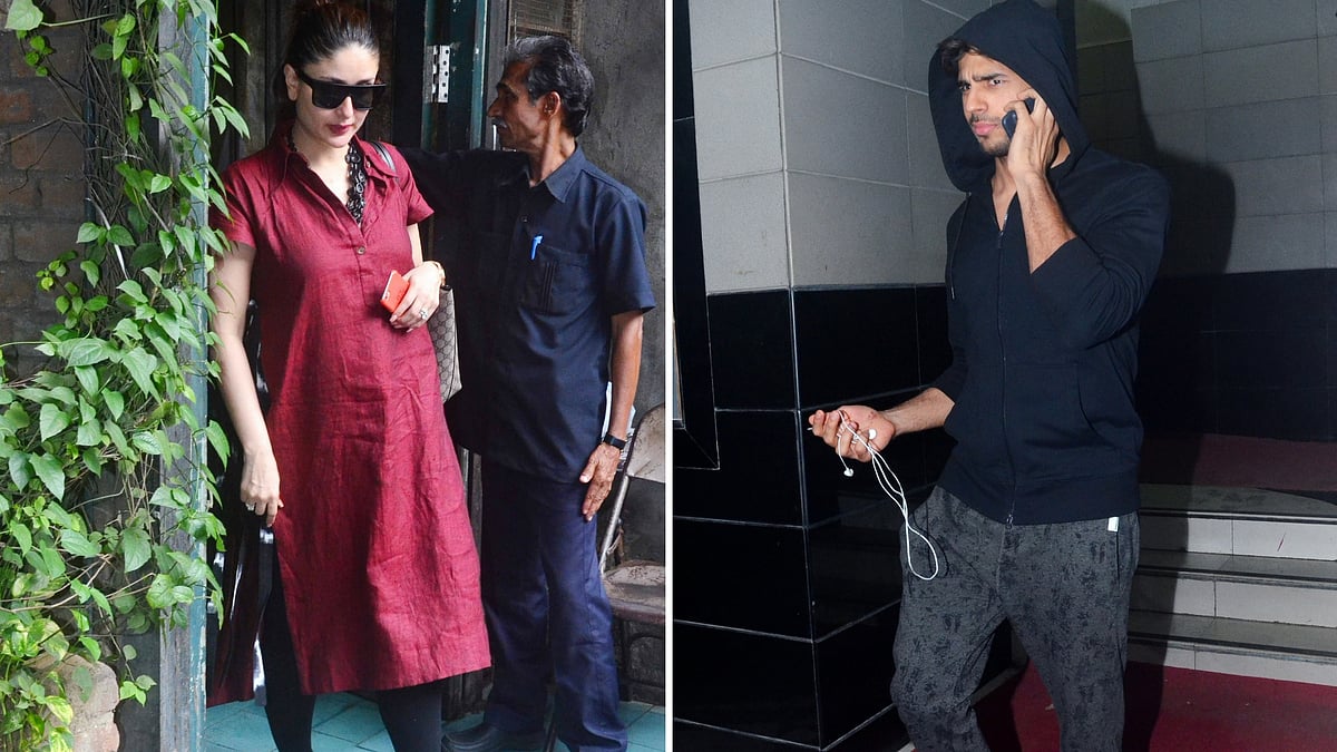 

Kareena and Sidharth were seen in the city. (Photo: Yogen Shah)