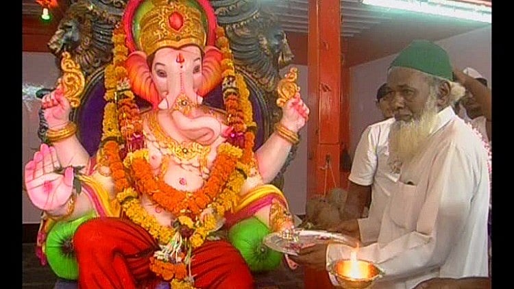 This group of Hindus and Muslims perform every festival with fervour and gusto. (Photo Courtesy: The News Minute)&nbsp;