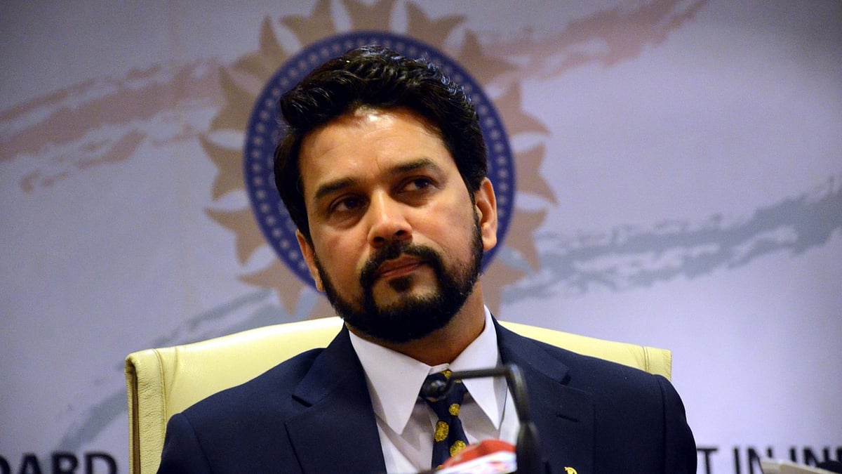 BCCI tweeted Anurag Thakur’s resume. (Photo: IANS)