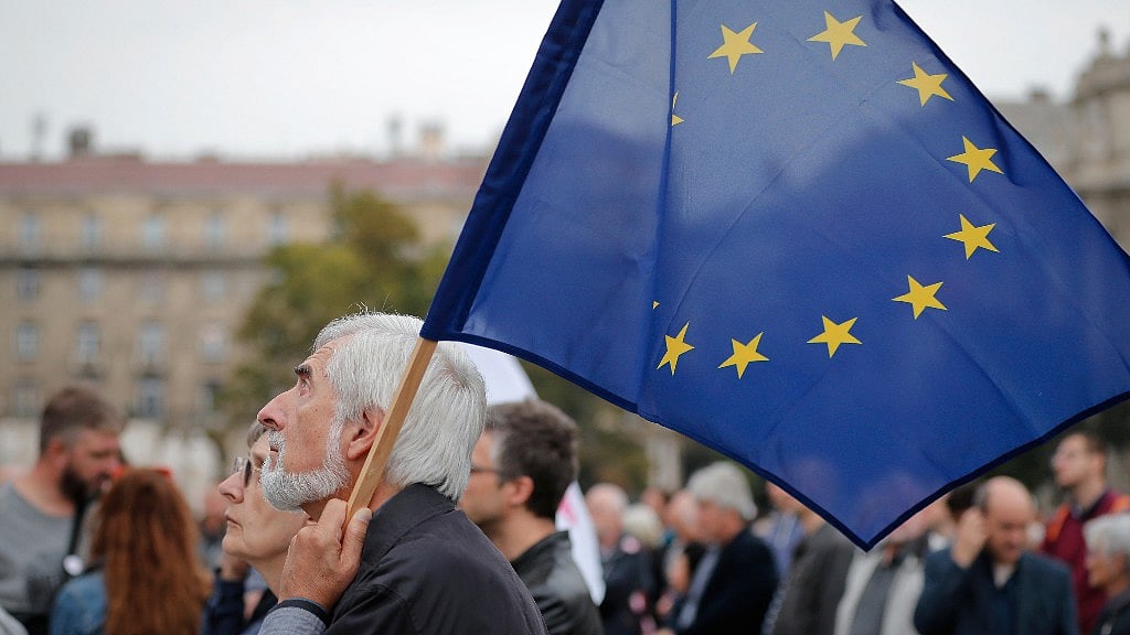 Flag of the European Union. (Photo: AP)