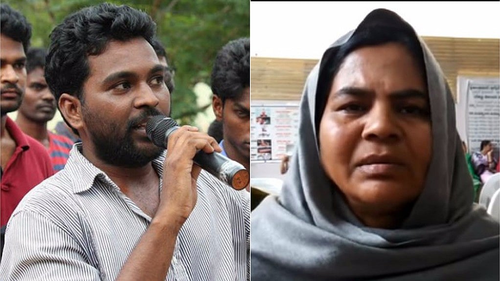 Rohith Vemula and Radhika Vemula. (Photo Courtesy: The News Minute)