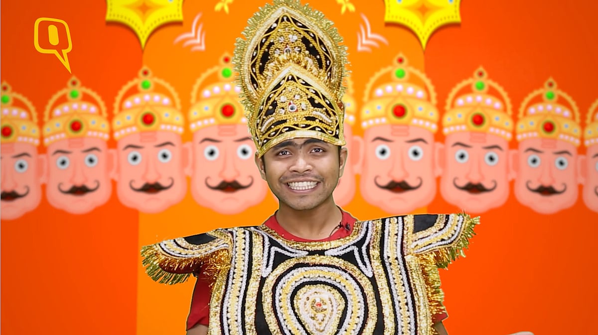 We bring you some of the most whacky, entertaining and dastardly endearing Raavans. (Photo: <b>The Quint</b>)