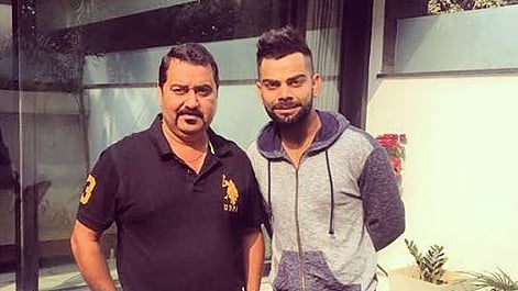 Virat Kohli with his coach Rajkumar Sharma. (Photo: Instagram)