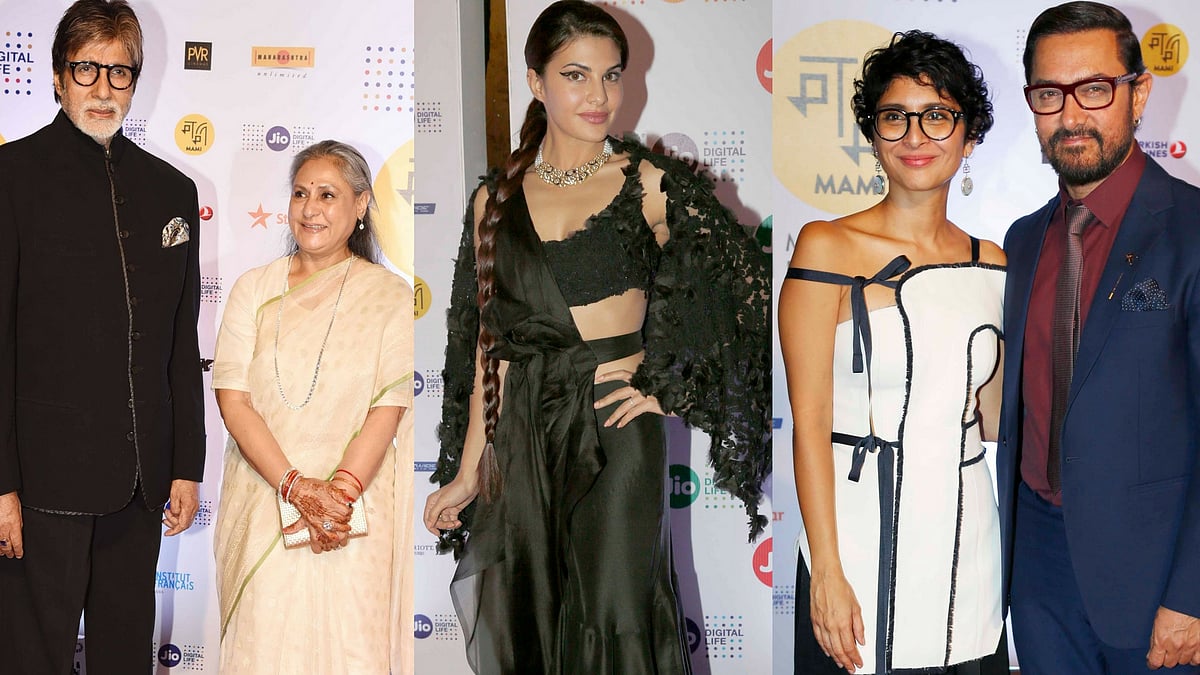 Amitabh and Jaya Bachchan, Jacqueline Fernandez, Kiran Rao and Aamir Khan at the festival. (Photo: Yogen Shah)
