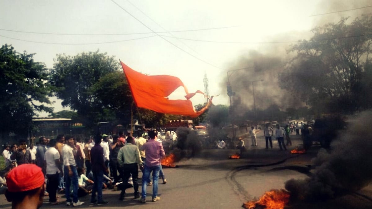 Being stuck in the Maratha protest on the Nashik-Mumbai route was a scary nightmare recounts Chaitali M. (Phtoo courtesy: Twitter/<a href="https://twitter.com/abhic4ever">@abhic4ever</a>)