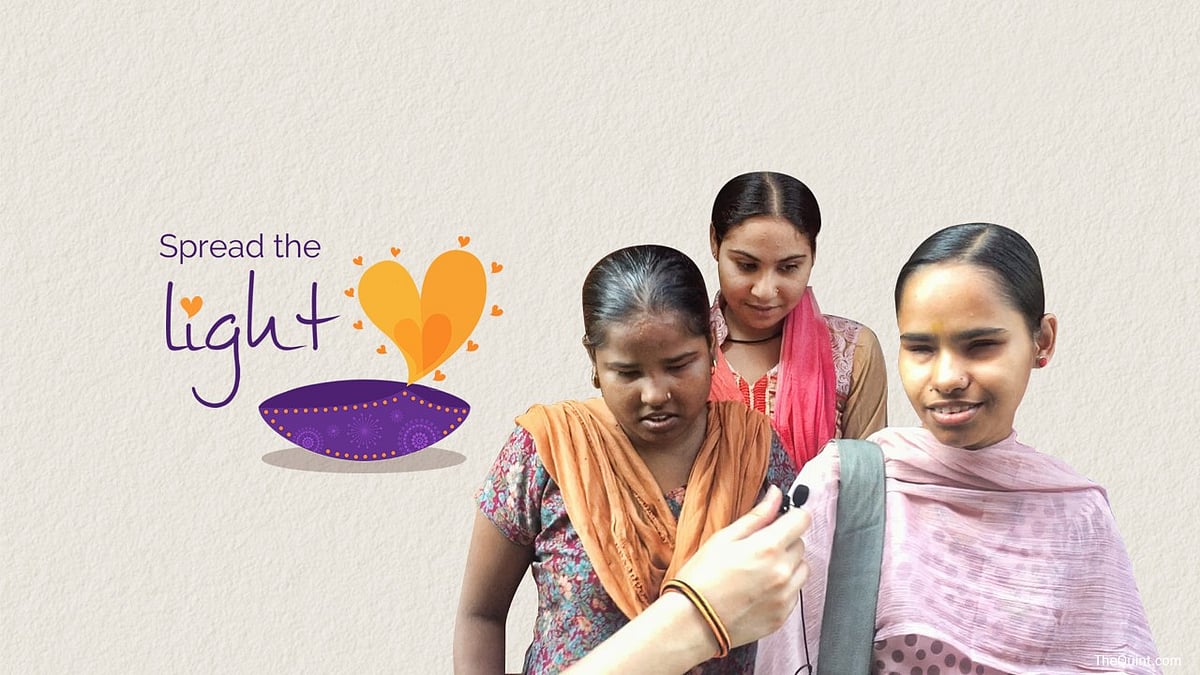 

We #SpreadTheLight at a Blind working women’s hostel in New Delhi. (Photo: <b>The Quint)&nbsp;</b>
