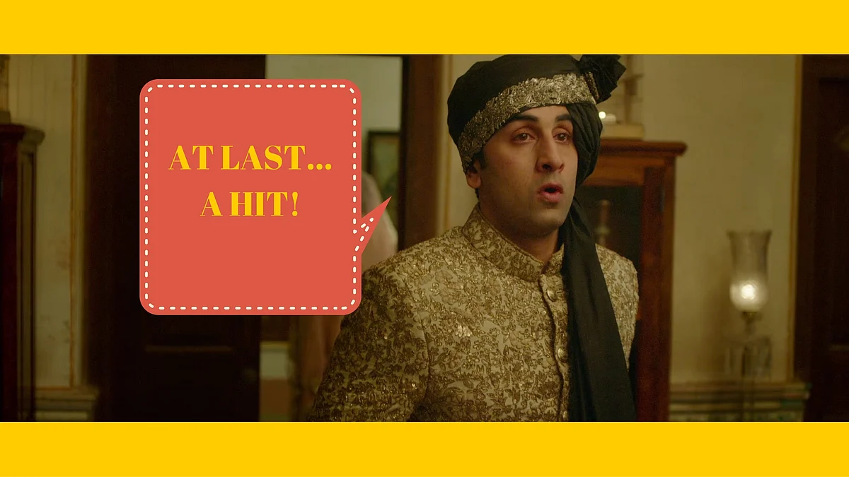 Ranbir Kapoor has a hit after a bad run at the box-office.