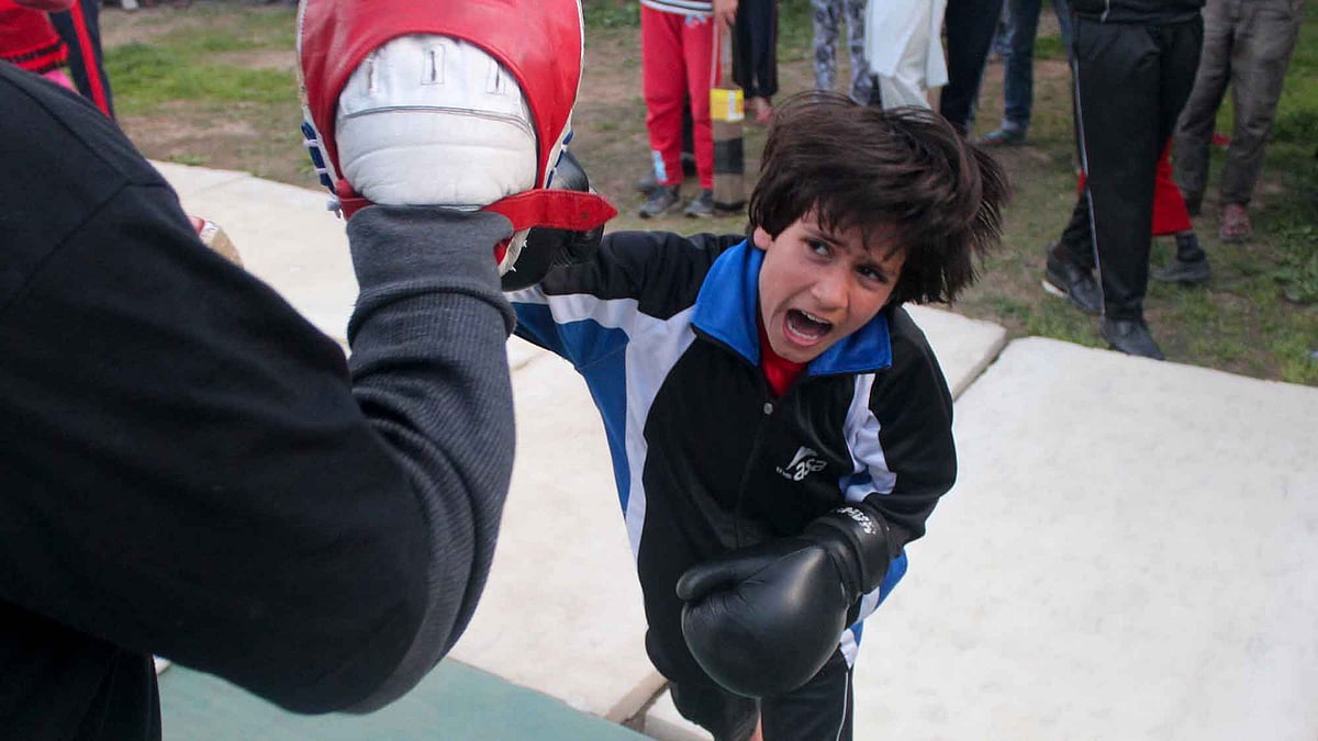 Tajamul Islam during a practise session in her hometown. (Photo: Owais Farooqi)