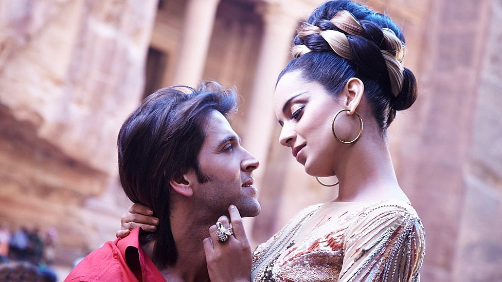 Kangana and Hrithik in a still from <i>Krrish</i>. (Photo Courtesy: Twitter)