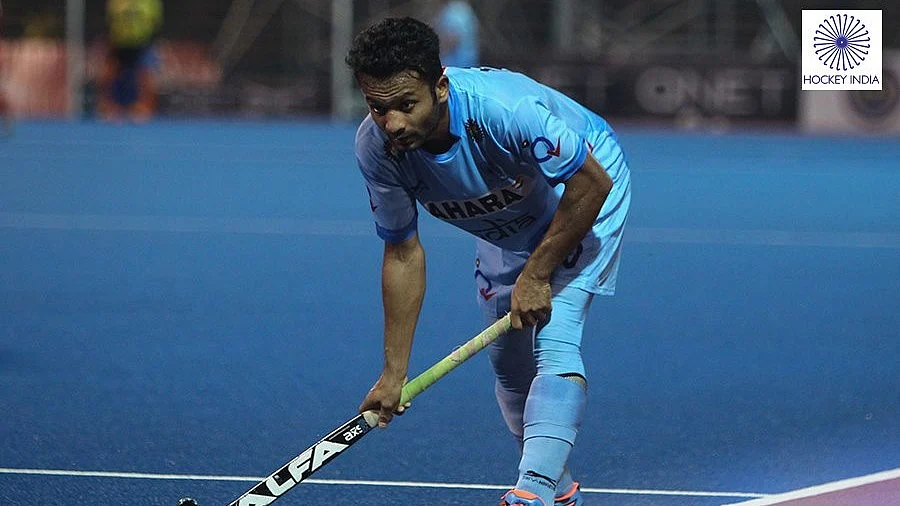 Affan Yousuf scored two goals on Tuesday. (Photo: Hockey India)