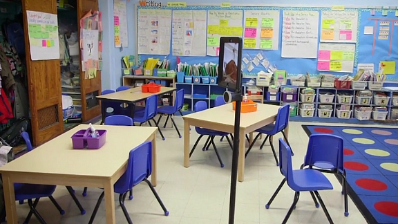 The robot helps Coffey, who is a gifted student, have a normal schooling. (Photo: NBC Screengrab)