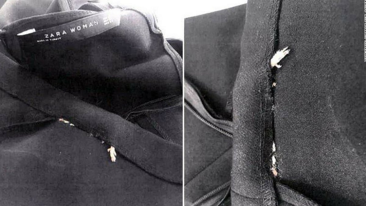 A woman in New York claimed she found a dead mouse sewn into her dress. (Photo Courtesy: Twitter/<a href="https://twitter.com/KTLA">@KTLA</a>)