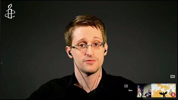 Snowden’s refutation of Trump accusation was short and ‘nerdy’.  (Photo: AP Screengrab)