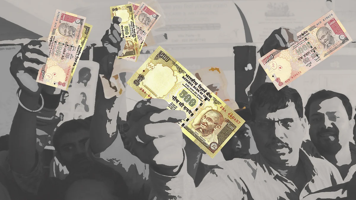 Paisa to paper (Photo: <b>The Quint</b>/ Veeru Krishan Mohan)