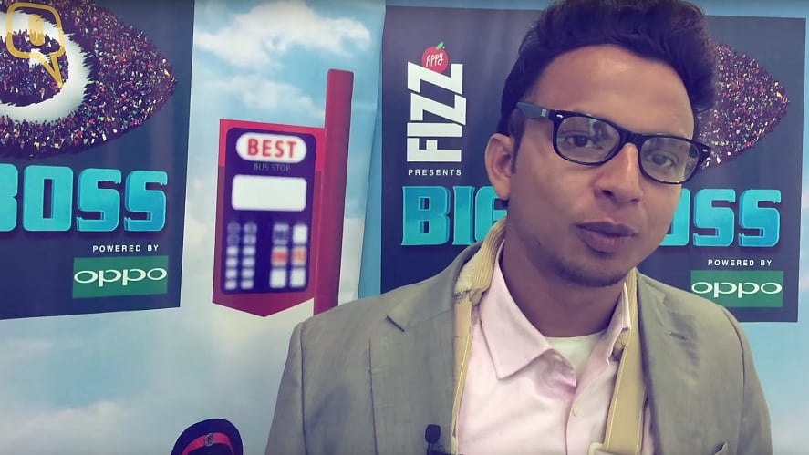 Former <i>Bigg Boss</i> contenstant Navin. (Photo: YouTube Screenshot) 