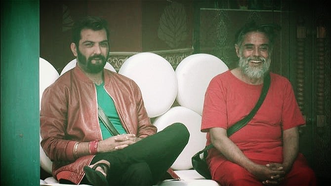 Manu Punjabi and Om Swami in the <i>Bigg Boss </i>house. (Photo Courtesy: ColorsTV)