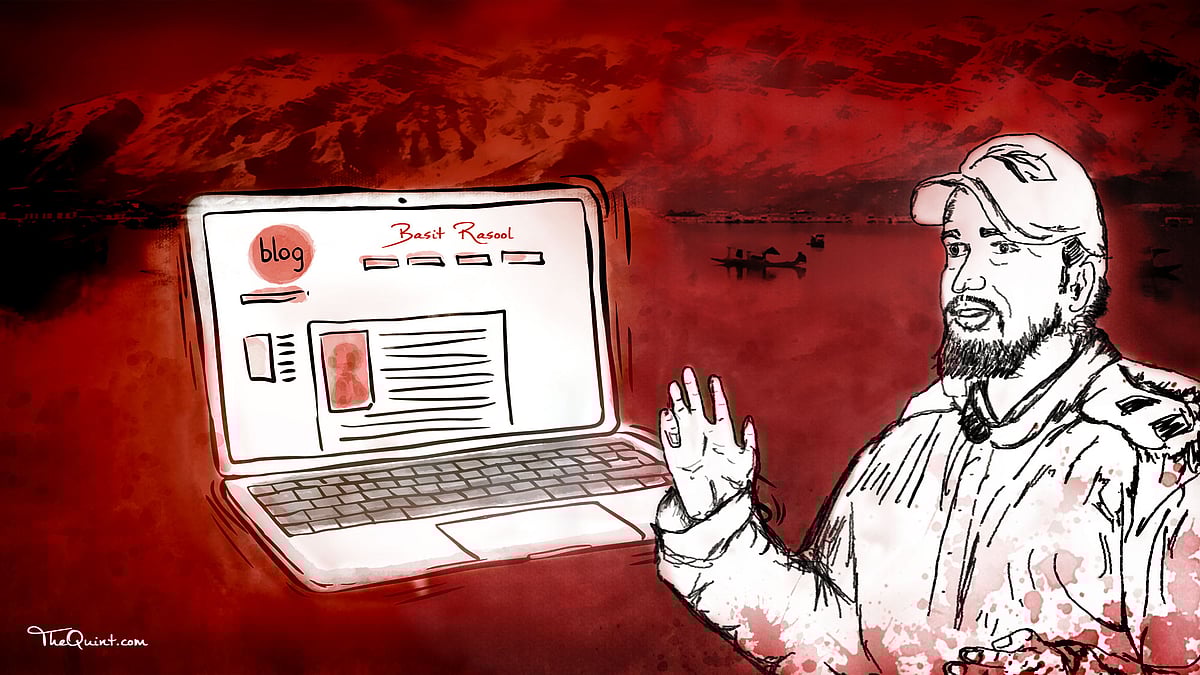 “The Water Is Red...” wrote Basit Rasool Dar, an engineering student-turned-terrorist. (Photo: Lijumol Joseph/<b>The Quint</b>)