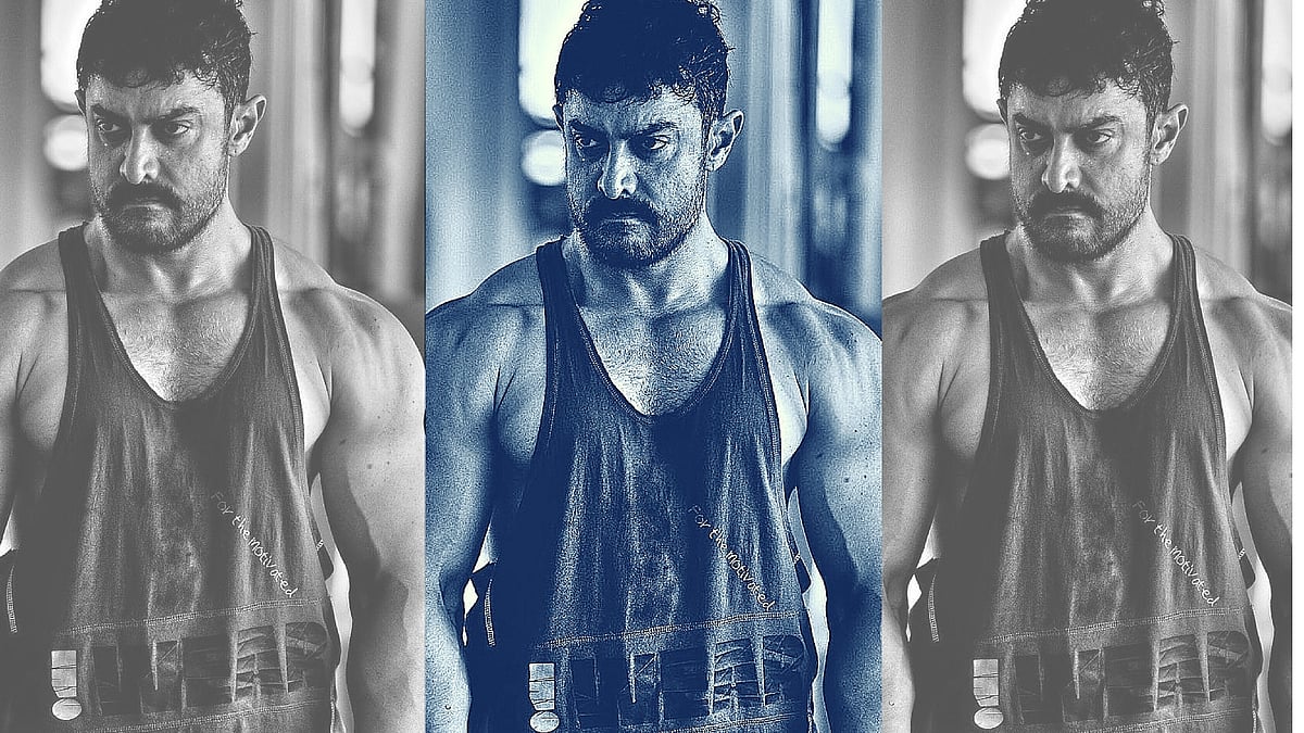 Aamir Khan in a still from <i>Dangal</i>.