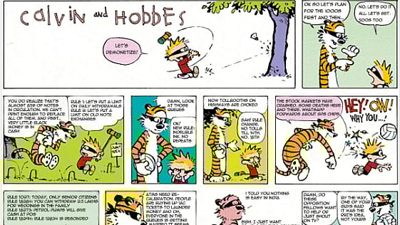 

A Chennai techie has turned to Calvinball to compare how demonetisation is playing out. (Photo: Twitter/@krishashok)