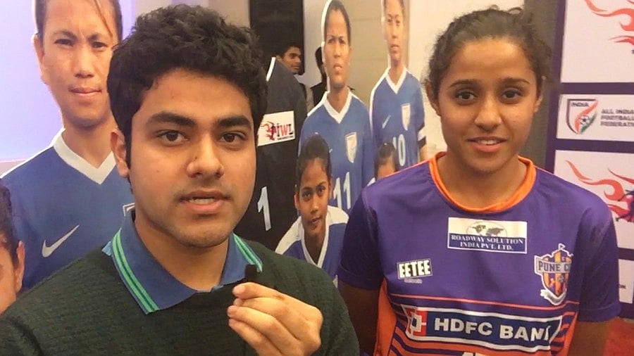 India’s rising football star Dalima Chhibber speaks to The Quint. (Photo: <b>The Quint</b>)