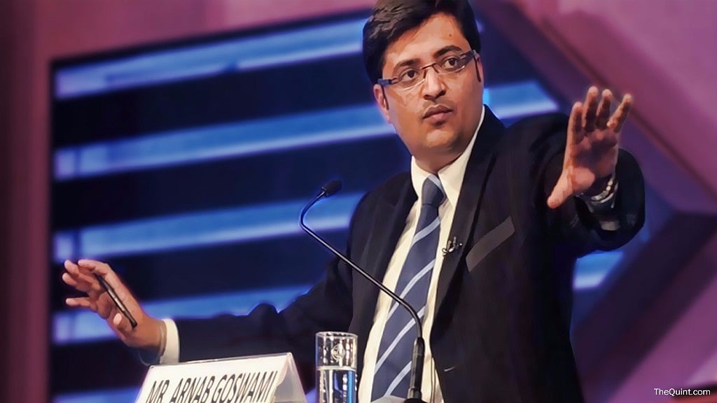 Arnab Goswami. (Photo: <b>The Quint</b>)