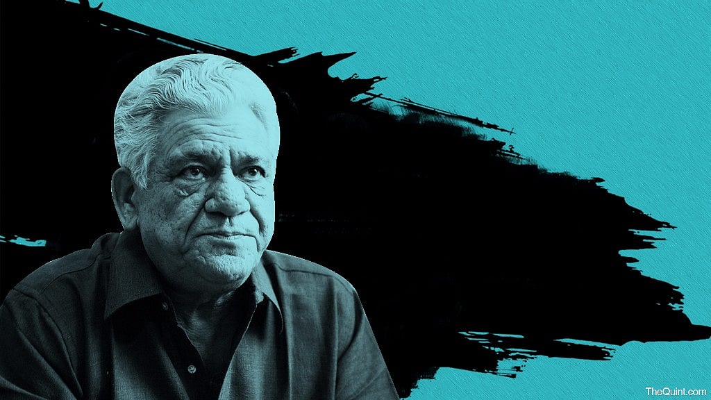 RIP Om Puri. (Photo: Rhythum Seth/<b>The Quint</b>)