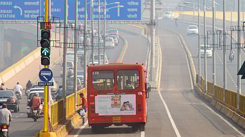 Kasim Shaikh used the foot and handbrakes together to stop the bus. (Photo Courtesy: <a href="http://www.pmpml.org/">pmpml.org</a>)