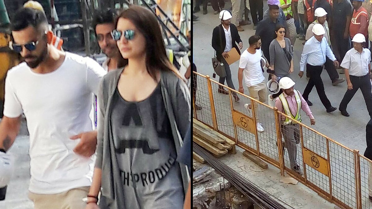 Anushka Sharma and Virat Kohli spotted together. (Photo: Yogen Shah)