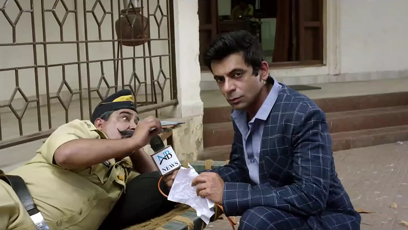 Sunil Grover in <i>Coffee With D. </i>(Photo courtesy: YouTube)