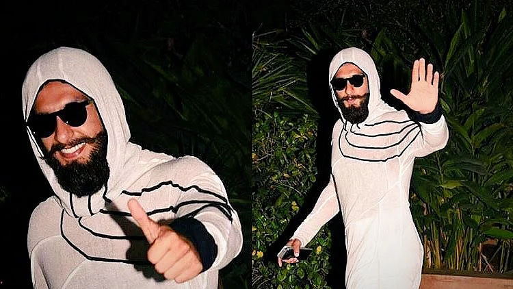 Ranveer Singh dresses up like ...? (Photo: Yogen Shah)