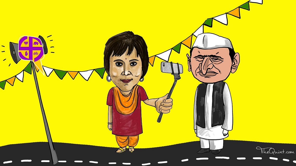 In On the Road with Barkha, the senior journalist interviews the Uttar Pradesh CM Akhilesh Yadav. (Photo: <b>The Quint</b>)