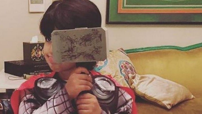 Nitara becomes Thor. (Photo courtesy: Instagram)