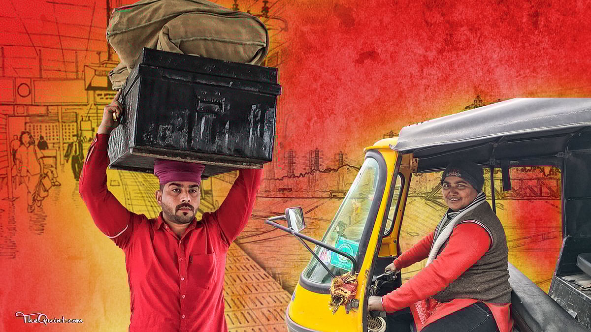 Two faces of Punjab’s unemployment ordeal – Mohit and Shinder Kaur. (Photo: <b>The Quint/</b>Liju Joseph)