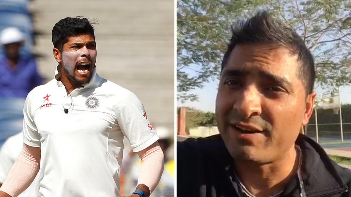 Umesh Yadav took four wickets on Day 1 of the Pune Test. (Photo: BCCI)