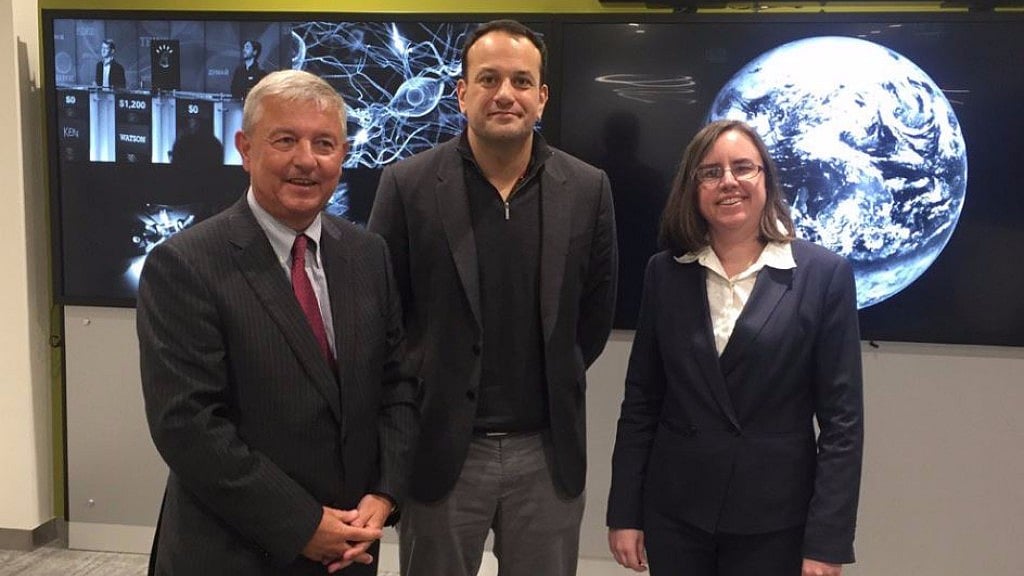 Leo Varadkar (centre) (Photo Courtesy: <a href="https://twitter.com/campaignforleo">Leo Varadkar</a>/Twitter)