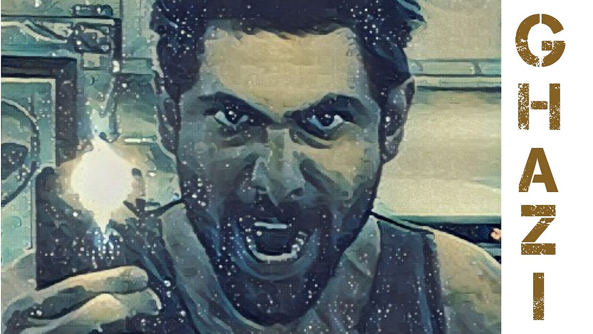 Rana Daggubati in <i>The Ghazi Attack</i>. (Photo: altered by <b>The Quint</b>)