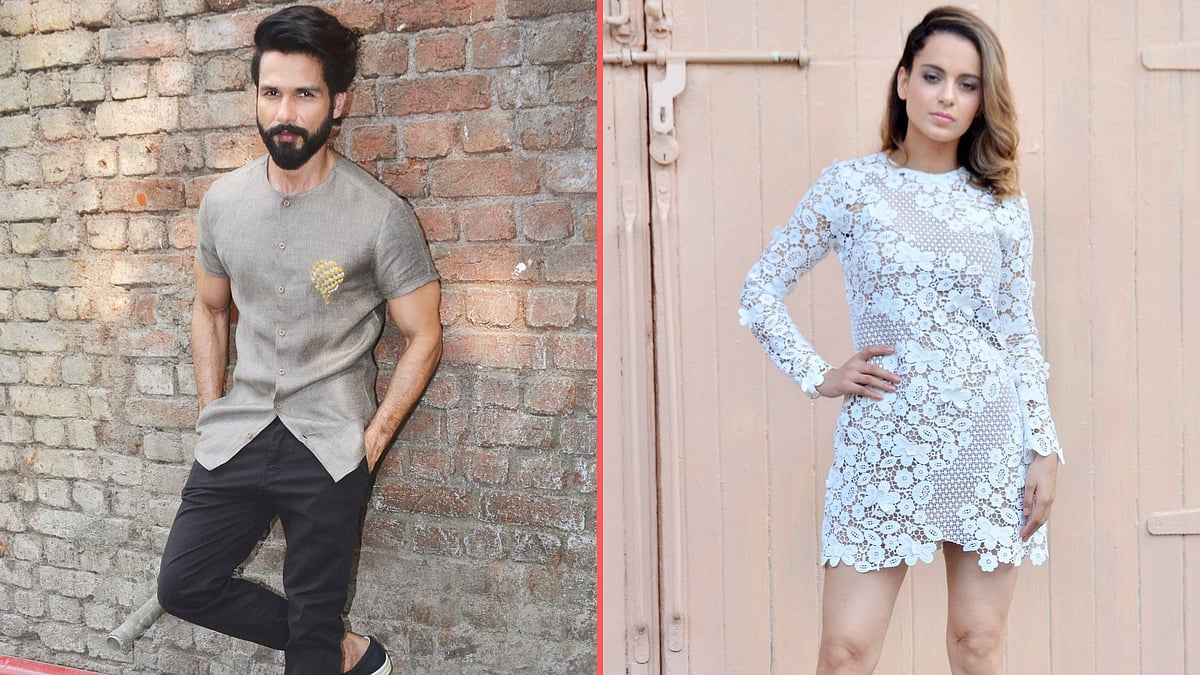 Shahid Kapoor and Kangana Ranaut promote <i>Rangoon</i>. (Photo: Yogen Shah)