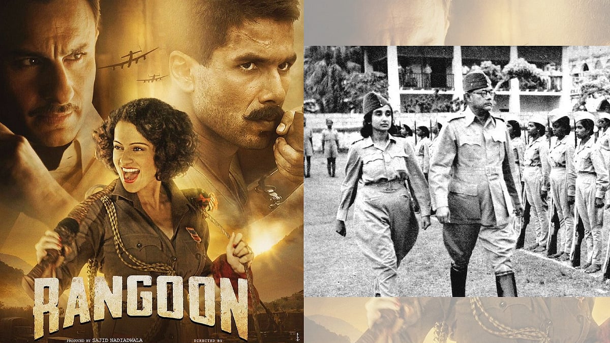 <i>Rangoon </i>is set against the real backdrop of World War II and the INA operations during that time.