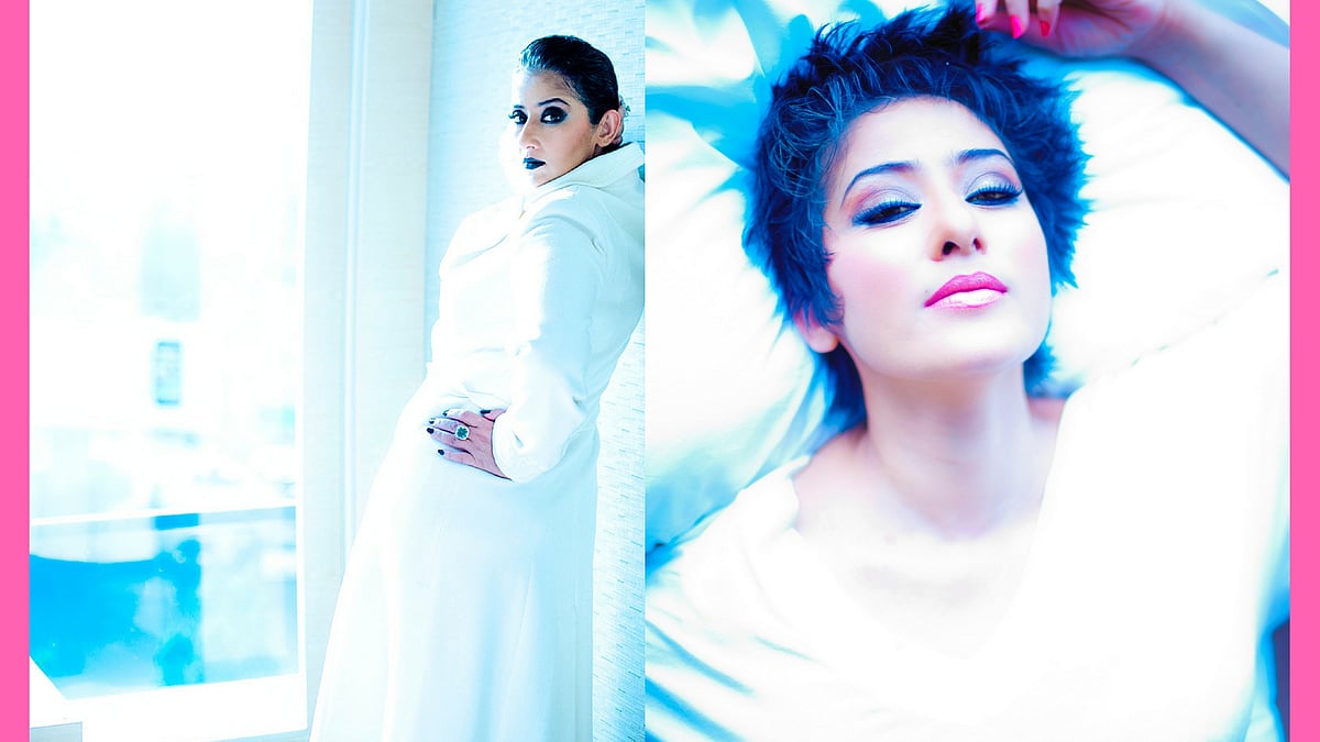 Manisha Koirala is currently busy as a motivational speaker. (Photos: Zakia / Makeup: Zahra Zariwala)