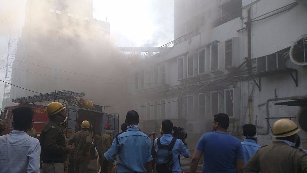 <i>TOI</i> building at Bahadur Shah Zafar Marg. (Photo Courtesy: <a href="https://twitter.com/PankhuriTOI">Pankhuri</a>/Twitter)