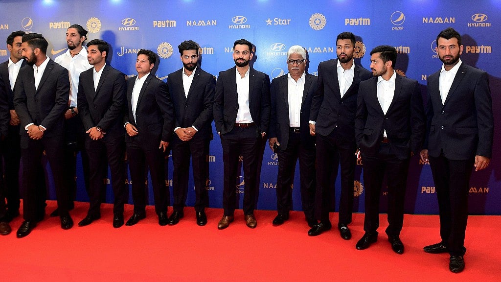 Indian cricket team at the BCCI Awards. (Photo: PTI)
