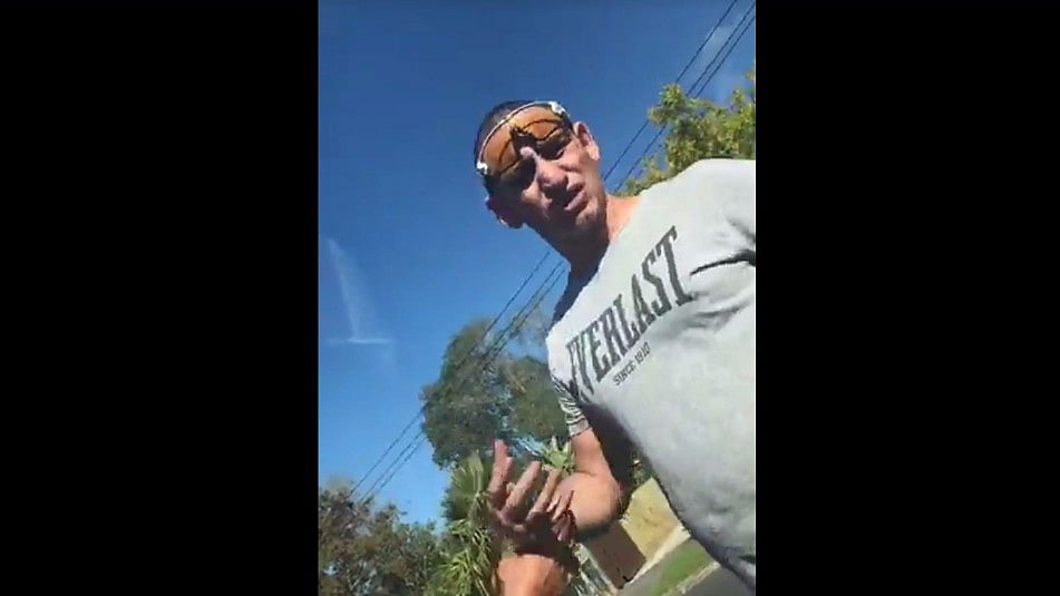 As Singh drove off, the abuser exposed himself. (Photo Courtesy: Facebook/NV Singh)