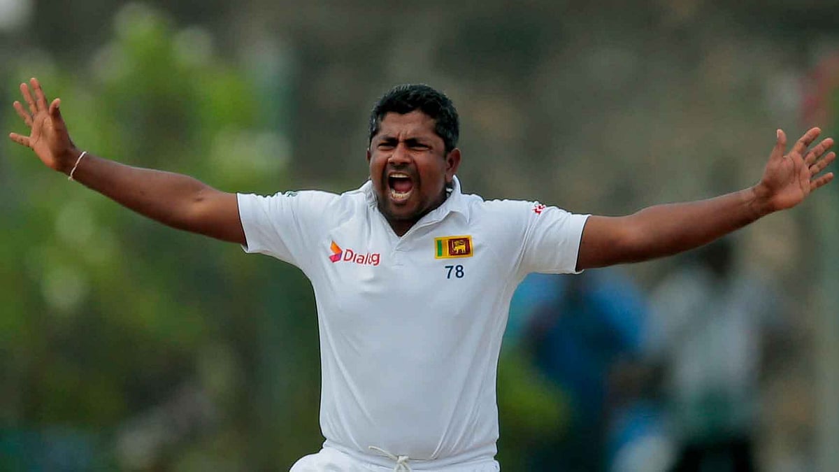 Rangana Herath now holds the world record as the left arm spinner with the most Test wickets. (Photo: AP)