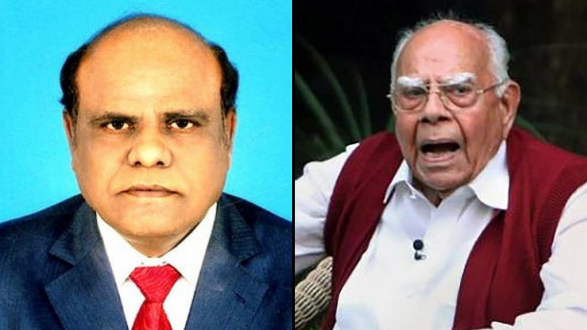 Justice Karnan and Ram Jethmalani. (Photo: <b>The Quint</b>)
