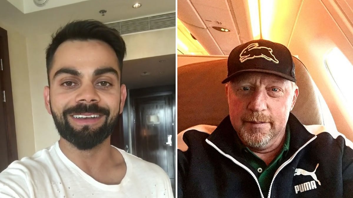 Virat Kohli and Boris Becker exchanged video messages on Instagram. (Photo Courtesy: Instagram/<a href="https://www.instagram.com/p/BRGDuEzAVdQ/?taken-by=virat.kohli">Virat Kohli</a>/<a href="https://www.instagram.com/p/BPMsy3ZjzPE/?taken-by=borisbeckerofficial">Boris Becker</a>)