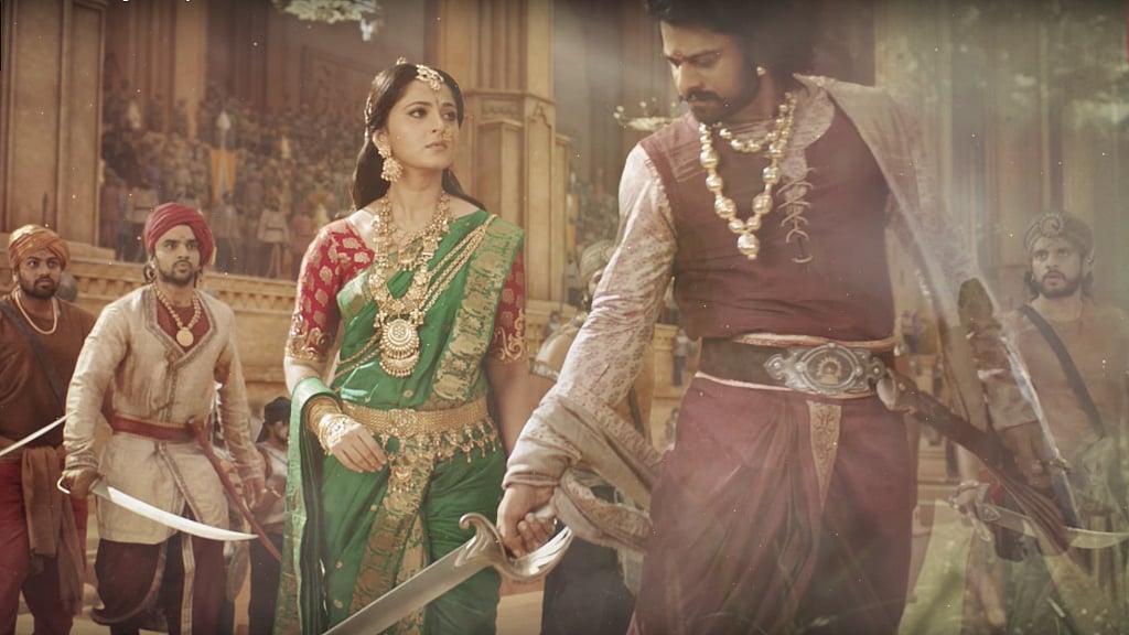 Anushka Shetty and Prabhas in <i>Baahubali 2: The Conclusion. </i>
