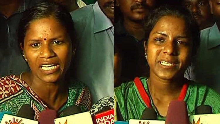 Deceased JNU scholar Muthukrishnan’s sister Kalaivani says that there is definitely some ‘mystery’ in his death. (Photo Courtesy: The News Minute)